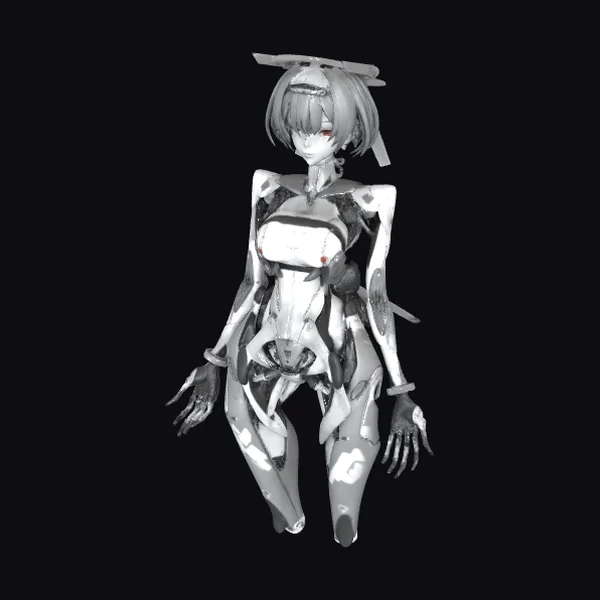 Cybernetic Female Figure