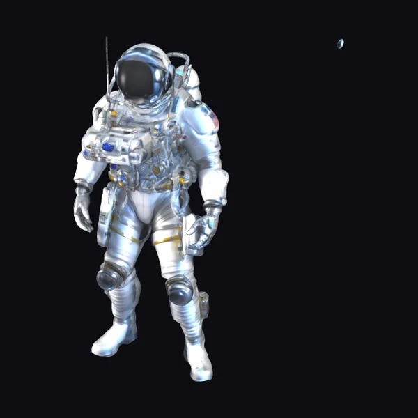Futuristic Astronaut Spacesuit