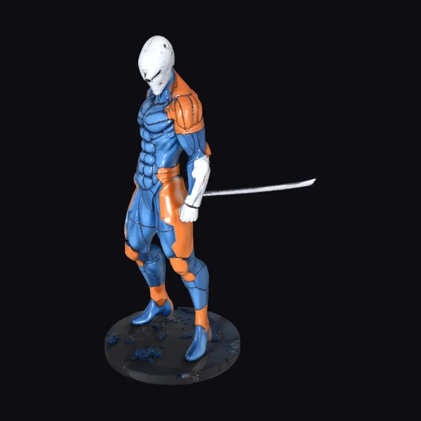 Cyborg Warrior Statue