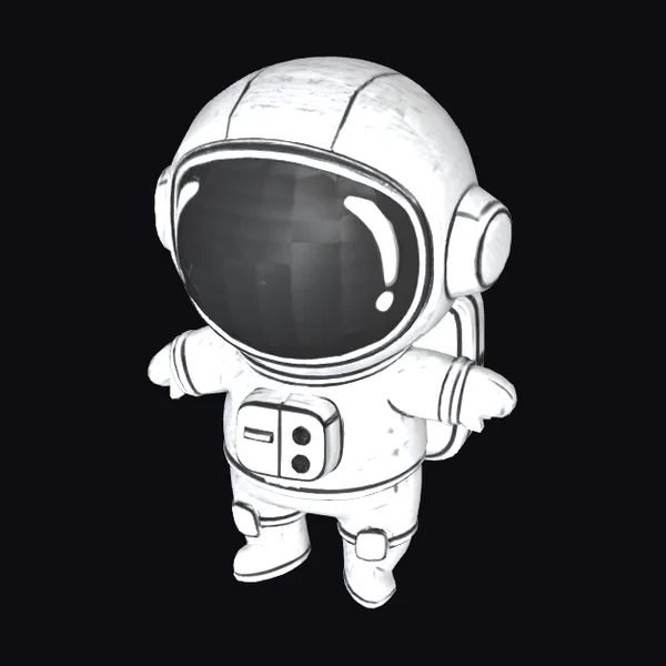 Chalkboard Astronaut