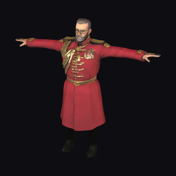 Sci-Fi General Red Uniform