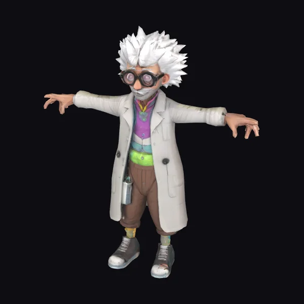 Crazy Scientist with Beard