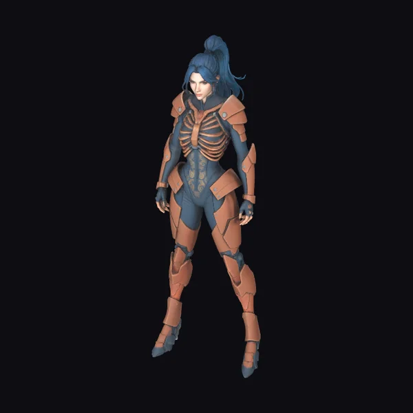 Armored Female Warrior