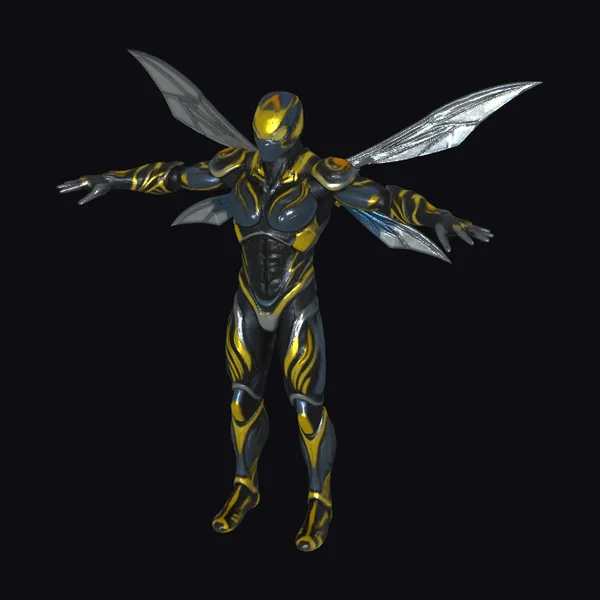 Winged Cybernetic Warrior