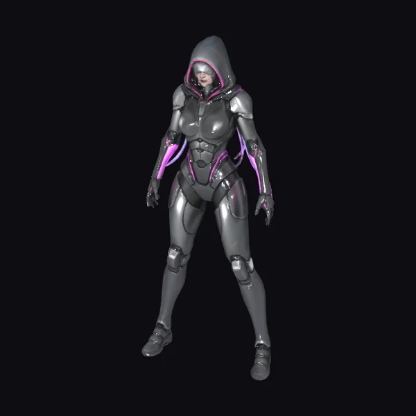 Cybernetic Female Sentinel