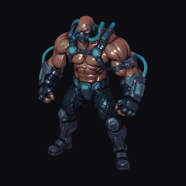 Cybernetic Muscle Warrior