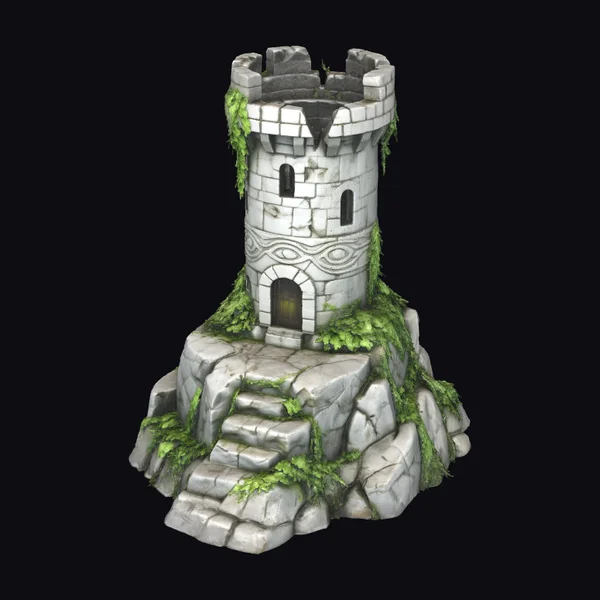 Ancient Stone Tower Ruin