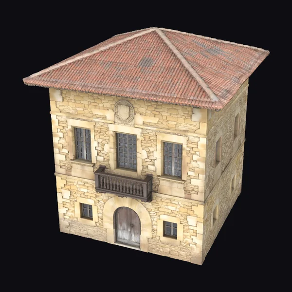 Stone House with Balcony