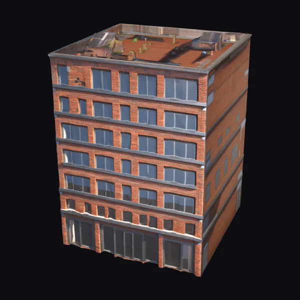 Modern Brick Office Building