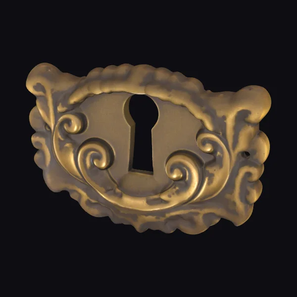 Ornate Keyhole Plate