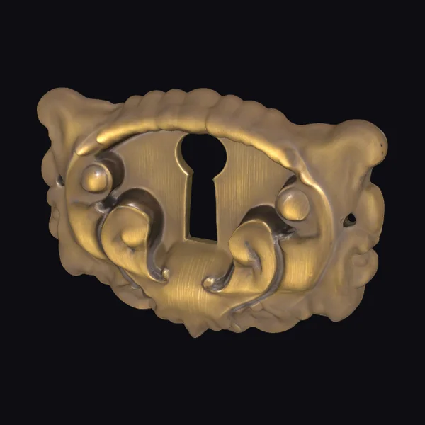 Ornate Keyhole Plate