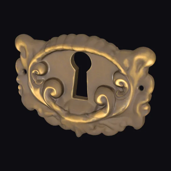 Ornate Keyhole Plate
