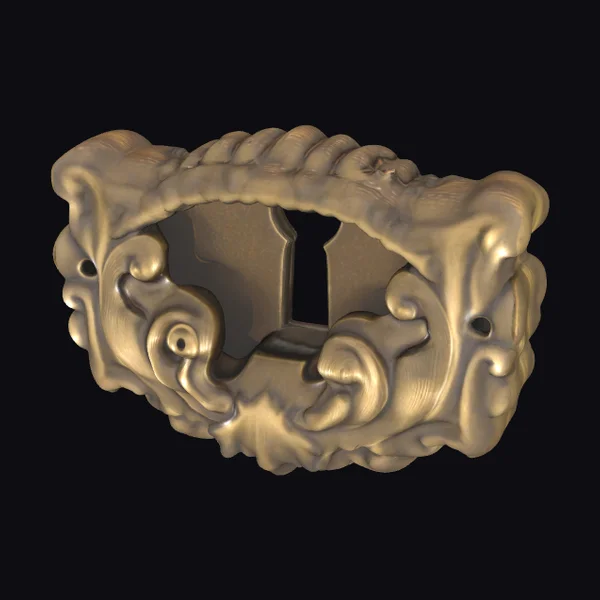 Ornate Keyhole Plate