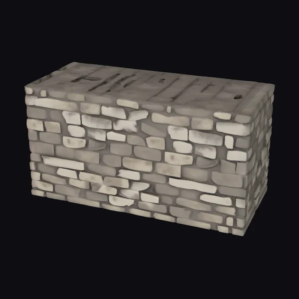 Medieval Stone Wall Block