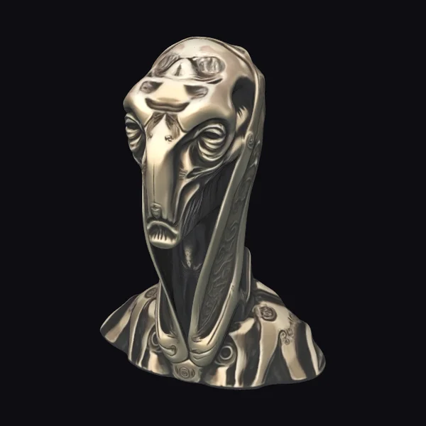 Alien Cyborg Bust