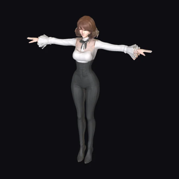 Elegant Woman in Black