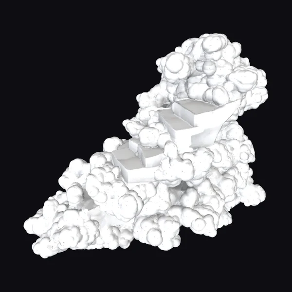 Cloud Formed Staircase Structure