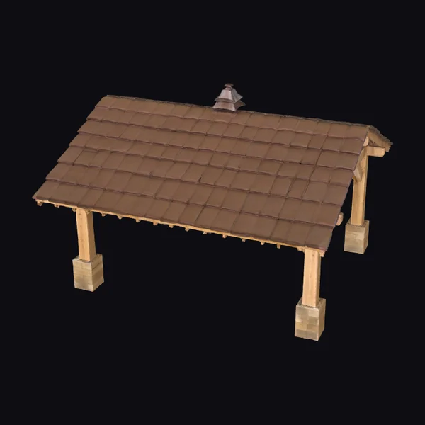 Wooden Square Gazebo Pavilion