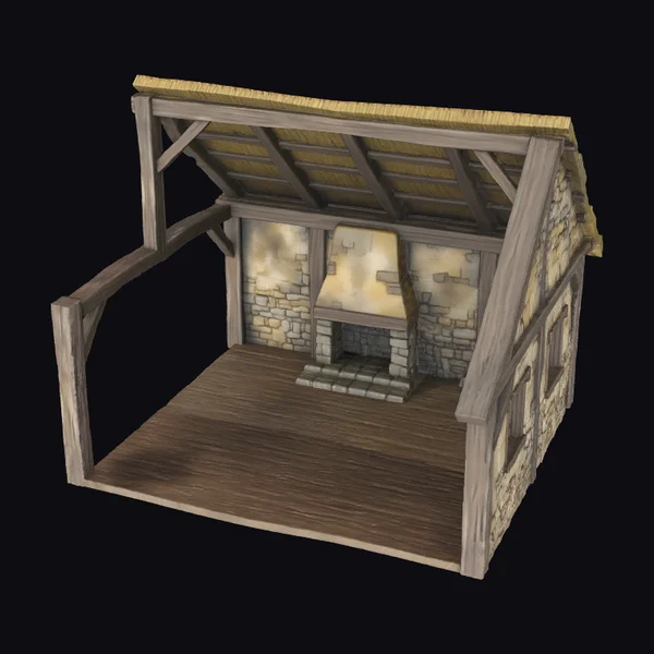 Medieval Peasant House Interior