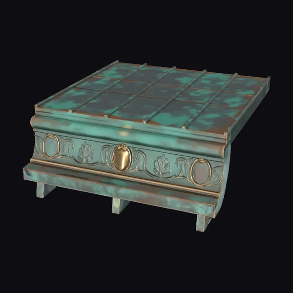 Ancient Copper Roof Fragment