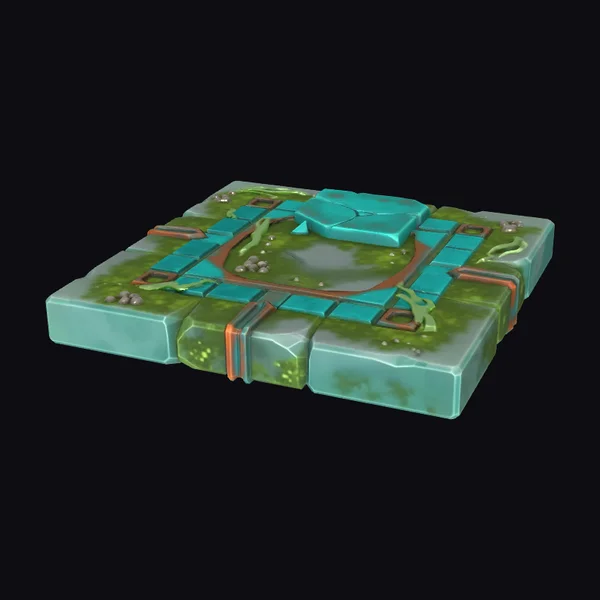 Ancient Underwater Temple Base