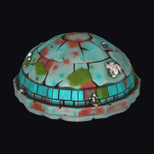 Ancient Underwater Temple Dome