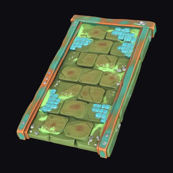 Ancient Underwater Temple Panel