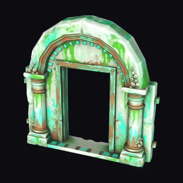 Ancient Underwater Temple Arch