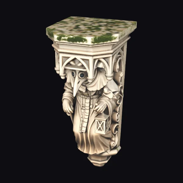 Plague Doctor Gargoyle Console