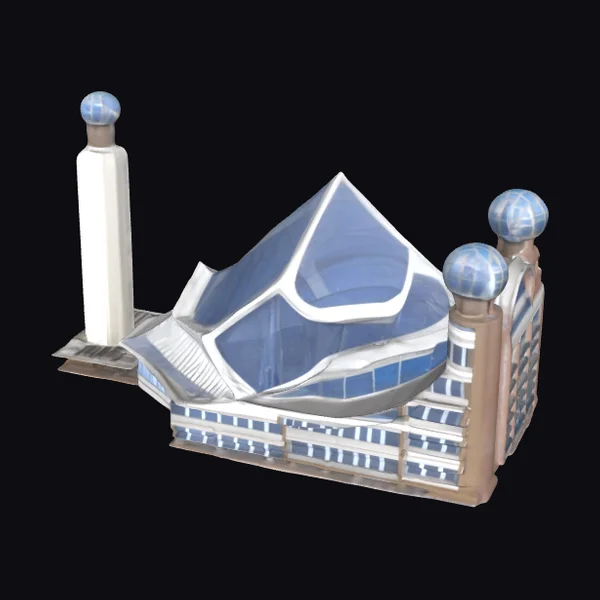 Futuristic Glass Building