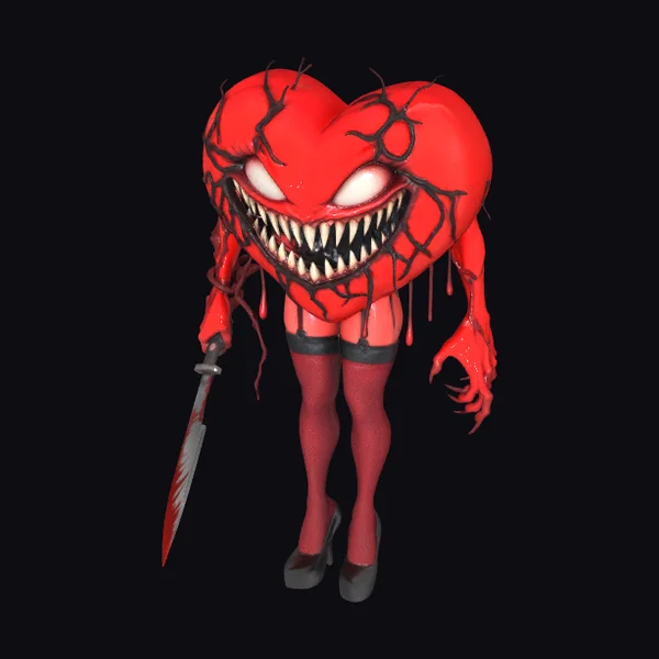 Bloody Hearted Female Killer