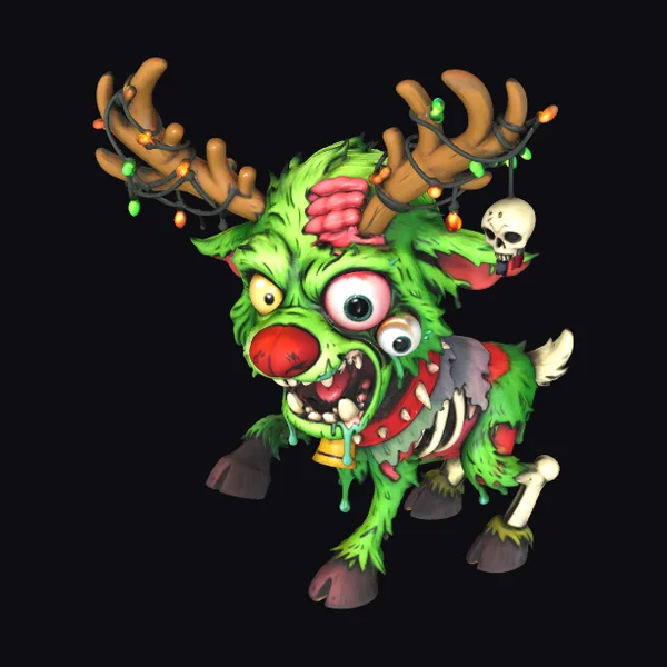 Zombie Reindeer