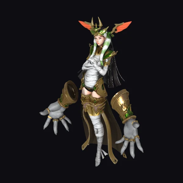 Egyptian Goddess Figurine