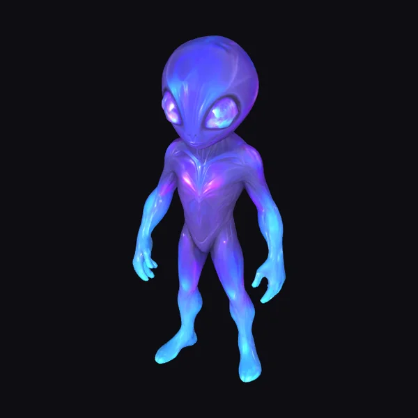 Iridescent Alien Creature