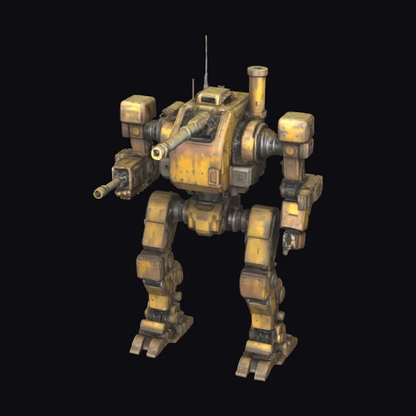 Yellow Loading Robot Mech