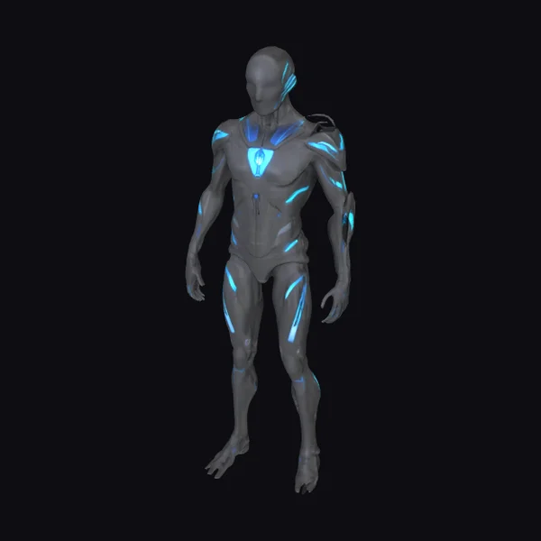 Humanoid Cyborg Figure