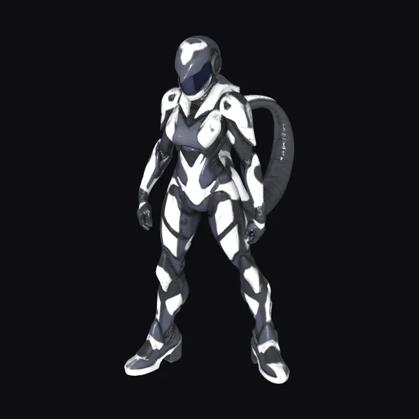 Female Mech Suit Armor