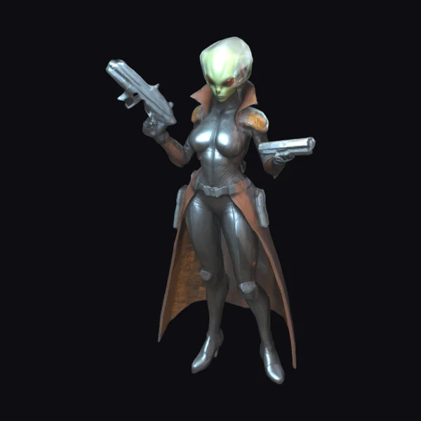 Alien Female Space Bounty