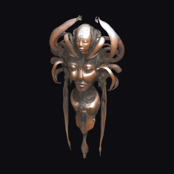 Alien Empress Sculpture