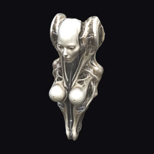 Alien Birth Sculpture