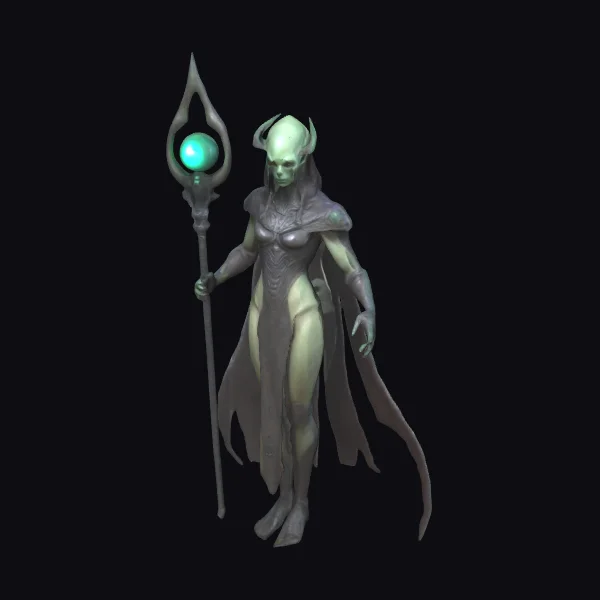Alien Female Warlock