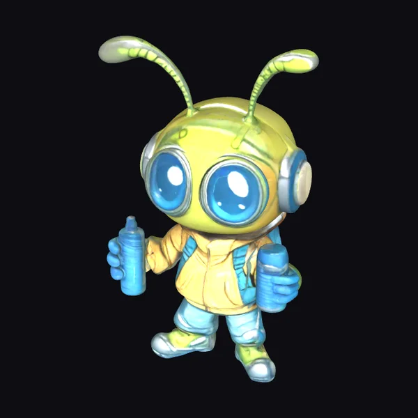 Alien Explorer Character