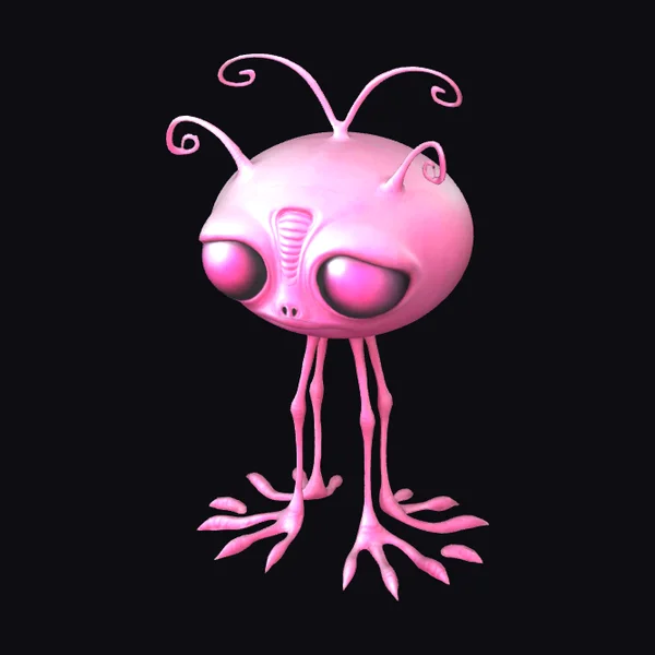 Pink Alien Creature