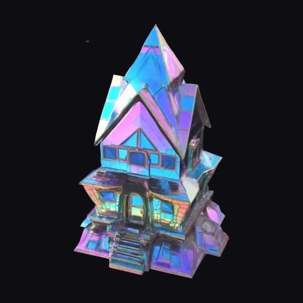 Iridescent Crystal House