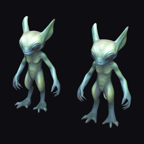 Alien Creatures Pair