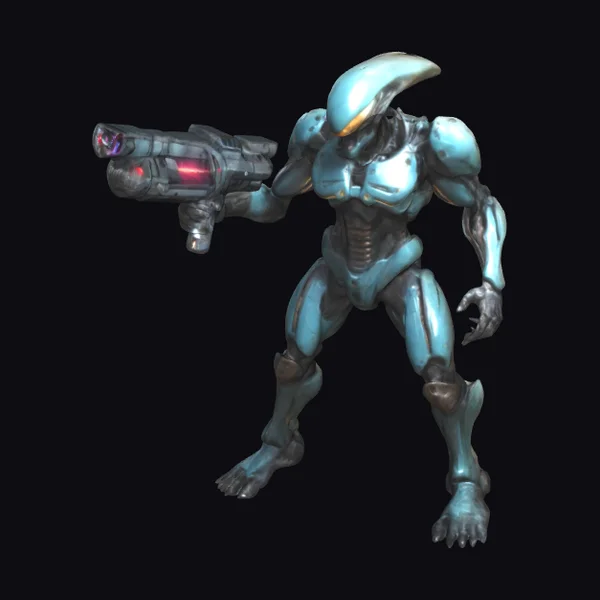 Electric Cyborg Warrior