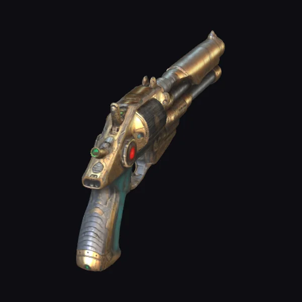 Steampunk Cyberpunk Blaster Gun