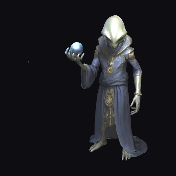 Alien Sorcerer with Orb