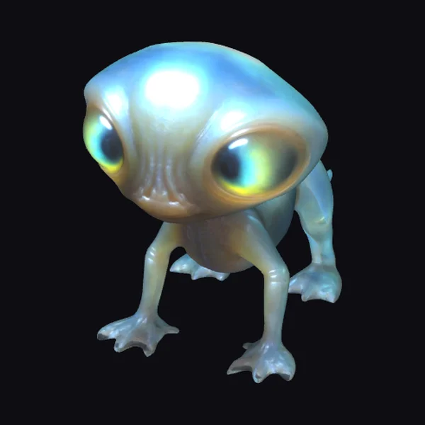 Glowing Alien Pet Creature