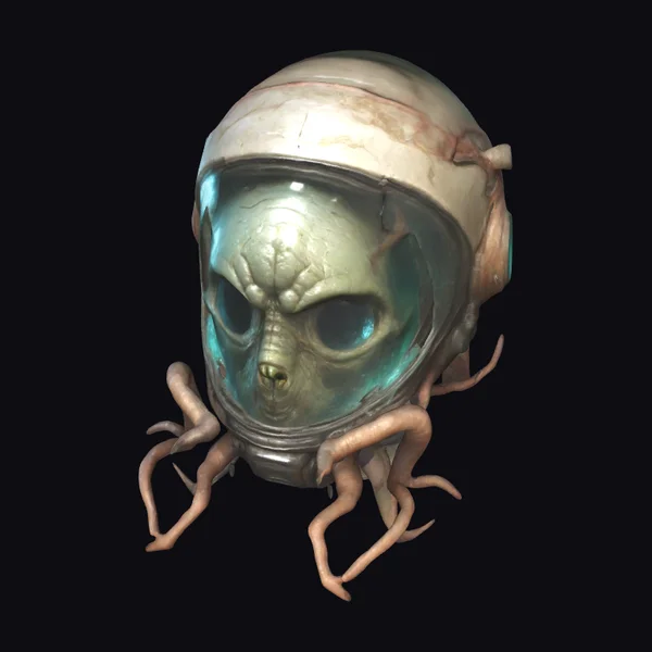 Alien Parasite Space Helmet